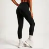 Pantalones de yoga Mingda de cintura alta que levantan glúteos, amigables con la piel, con bolsillos laterales, ajustados, elásticos, moldeadores de abdomen, pantalones largos para deportes y fitness