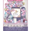 Conjunto de Balões de Aniversário Infantil para Crianças de 1 a 5 Anos, Suprimentos de Decoração para Cena de Festa, Conjunto Completo para Meninos e Meninas