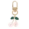 Acessórios Transfronteiriços Europeus e Americanos Estilo Fresco Pingente Chaveiro de Cereja Morango Toque Girly de Alto Padrão Ornamento Feminino