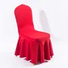 Venta caliente al por mayor encaje elástico boda hotel banquete fiesta concierto uso falda solar funda de silla