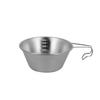 Tigela de Vinho de Arroz Estilo Coreano em Aço Inoxidável 304 com Alça, Copo para Molho, Louça de Cozinha, Tigela para Salada e Lanches, Tigela de Temperos