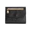 Cartera de Moda Transfronteriza para Mujer 2025 Nueva Cartera Compacta Patrón de Cocodrilo Versión Coreana Ranura para Billetes Grandes Múltiples Ranuras para Tarjetas Billetera para Monedas