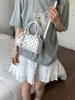 Bolso de Mano de Moda con Estampado de Lunares de Nicho Transfronterizo 2026 Verano Nuevo Bolso de Hombro de Moda Bolso Cruzado Elegante para Mujer