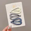 Pinza para el pelo de lunares y estrellas estilo coreano para niñas, Pinza para el pelo infantil, Pinza para el pelo de bebé con aspecto de alta gama, No daña el cabello, Pinza para flequillo, Accesorio para el cabello