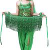 Falda Corta con Flecos de Lentejuelas Cadena para la Cintura Danza India Bohemio Pañuelo para la Cadera de Atar Pañuelo para la Cintura de Danza del Vientre Traje de Danza del Vientre