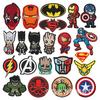 Pegatinas de Tela Bordadas de Personajes de Marvel Parche de Decoración para Ropa Dibujos Animados Marca de Bordado para Computadora Dinosaurio Bordado Subsidio