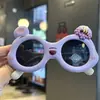 Gafas de sol lindas para proteger del sol abeja pequeña silicona adorable estilo coreano bebé dibujos animados dulces espejo osito niños gafas de sol polarizadas