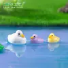 Nuevo producto transfronterizo: adorables patitos de figurilla, perfectos para jardinería, paisajismo, decoraciones de bricolaje, adornos colgantes y exhibiciones de paisajes en miniatura