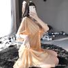 Talla grande chica gordita lencería sexy pijama sexy malla transparente profunda camisón de seda para mujer entrega 2381