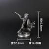 Retro Cobre Blanco Soldado Espartano Modelo de Juguete Shogunato Samurái Regalo para Niños Juego de Mesa Piezas de Ajedrez Adornos