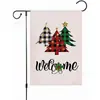 Promoção Quente Amazon Bandeira de Jardim de Inverno de Natal Tema Árvore de Natal Decoração de Pátio Bandeira de Festival Fábrica Outlet