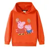 Otoño 2023 Niños y Niñas Cerdo Algodón Sudadera con Capucha Niños Medianos Bebé Suéter Pullover Estilo Coreano Suéter Infantil Moda