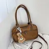 Bolso Cruzado Retro Casual Transfronterizo 2025 Nuevo Moda Maillard Versátil Bolso Cruzado Estilo Coreano Bolso de Gama Alta para Mujer