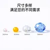 Cuentas sueltas de cristal de imitación facetado multicolor, materiales para manualidades para pulseras y collares de niños, cuentas de vidrio tipo diamante