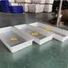 Tina Plástica Rectangular Poco Profunda Engrosada, Tanque de Peces, Cubeta para Peces, Caja de Rotación de Almacenamiento para Acuicultura, Caja de Acrílico