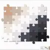 Quebra-Cabeça Feltro Adesivos de Parede Parede de Fotos Decoração DIY Sala de Estar de Alto Padrão Decoração de Arranjo de Parede de Fundo Quadro de Cortiça Criativo