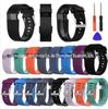 Preto Som para FitbitchargeHR Pulseira de Silicone Pulseira de Relógio Inteligente Pulseira de Pulso de Silicone Pulseira Esportiva