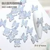 Accesorios para Uñas Estilo Japonés Mariposa Aurora al por Mayor Populares en Ins Modernos Hielo Transparente Iridiscente Decoraciones de Mariposa 3D de Resina