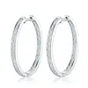 Venta Caliente Transfronteriza Brazalete de Oreja de Moissanita Chapado en Plata de Ley 925 Oro de 18 Quilates Pendientes Simples y Modernos Pendientes de Moissanita de Comercio Exterior Transfronterizo