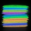 3mm Luminous Rice Beads Fluorescente Straight Hole Spacer Beads DIY Handmade Pulseira Acessórios de Jóias Tingido Núcleo Contas de Vidro