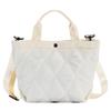 Bolsa casual feminina da moda 2023, nova bolsa tote com bordado de diamantes e alça larga de ombro, bolsa transversal