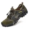 Zapatos de montaña para hombre de verano, deportivos, para exteriores, de ocio, con malla, moda para hombre, casuales, transpirables, con malla, zapatos de senderismo, zapatos para vadear