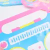 Bolsa de Embalaje para Galletas de Merienda Dibujos Animados Ins Transparente Archivo de Graffiti Lápiz Bolsa con Cierre de Cremallera Transfronteriza Joyería Juguete Almacenamiento