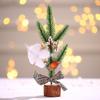 Decoração de madeira de madeira transfronteiriça dos ofícios home home feitos a mão dos ornamentos da fruta de Natal da árvore de Natal