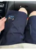 Pantalones Cortos Seersucker Dopamina Americana para Hombre Pantalones de Cuarto Bordados de Cachorro Dachshund Pantalones Casuales de Secado Rápido para Playa de Pareja