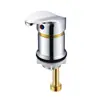 Grifo Interruptor de Mezcla de Agua Caliente y Fría para Lavacabezas de Peluquería Válvula Mezcladora de Cobre Giratoria a Mano Universal para Peluquerías