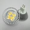 Venta al por mayor de fábrica 22 Z veta recta veta densa Taza blanca 4x1W alta potencia GU10 portalámparas de dos pines kit