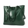 Directo de Fábrica Guangzhou Bolso de Cuero Aceitado para Mujer 2020 Nuevo Gran Capacidad Simple Bolso de Hombro Grande Cruzado Portátil Bolso Tote