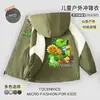 Plantas vs. Chaqueta de guisantes Zombies, Colección Primavera/Otoño, Ropa Exterior Casual de Otoño para Niños, Ropa de Otoño a Prueba de Viento e Impermeable para Niños