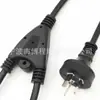 Cable de alimentación con enchufe australiano Enchufe europeo Enchufe con protección contra fugas Cable de alimentación con enchufe europeo en forma de Y Enchufe 1 a 2y
