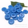 Botones de plástico coloridos para jardín de infantes, materiales de producción hechos a mano, botones de cuatro ojos, botones para accesorios de ropa
