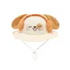 Sombrero de Pescador para Bebé Lindo Estilo Oso de Dibujos Animados Sombrero Cubo con Auriculares Estilo Coreano Ins Sombrero de Sol para Niños de 2 Años Exportación