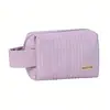 Nueva Bolsa de Almacenamiento Impermeable de Gran Capacidad con Forma de Pastel Octagonal de Piel Sintética para Maquillaje para Mujeres, Bolsa Organizadora Portátil de Almacenamiento, Bolsa de Maquillaje
