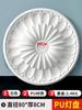 Painel de lâmpada de PU francês linha de teto linha de gesso decoração de disco base de lustre de sala de estar europeu forma redonda de gesso