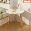 Alternativa a la mesa de noche: Mesa de noche moderna simple, Estante de almacenamiento pequeño, Mesa pequeña de pie, Madera maciza, Color de madera natural simple