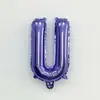 Globos de Película de Aluminio Morados de 16 pulgadas Alfanuméricos 0-9 A-Z Arreglos de Cumpleaños Decoraciones Globos de Papel de Aluminio Venta al por Mayor