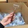 Cuchillo Pelador con Mango de Nogal Acero Inoxidable 304 Pelador de Frutas Papa Manzana Verdura Cuchillo Pelador Multifuncional Venta al por Mayor