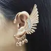 Fã Coreano Asa de Anjo de Cristal asa de borboleta asa de águia pássaro menisco lagarto Pérola clipe de orelha gancho de orelha