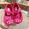 Sandalias Melissa para Niñas con Lazo de Tela, Nuevo Modelo 2024, Sandalias de Gelatina Abiertas y Fragantes para Niños