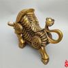 Exquisitas artesanías de bronce para el hogar y la oficina, adornos de vaca de latón, adornos de bronce de Toro Tauro, Toro del Zodíaco alcista