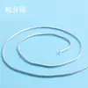 Colar de Prata com Corrente Estilo Coreano Feminino Curto Corrente para Suéter Clavícula Corrente de Pescoço de Prata Corrente Nua Joias de Prata Atacado