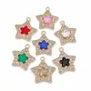 Colgante Estrella KC Oro Hueco DIY Collar Pulsera Dijes Accesorios de Joyería Venta Directa de Fábrica Lote Mixto Disponible Transfronterizo