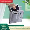 Bolsa de armazenamento de feltro para cabeceira, estilo velcro, para dormitório estudantil, bolsa de armazenamento para celular, controle remoto, pendurado