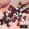 Nuevo taladro de uñas Ancora rojo k9 al por mayor flash cuadrado grueso corazón torcido cuadrado largo ángulo recto fondo puntiagudo taladro decoraciones de uñas