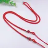 Cordão de Contas Dzi de 2,5mm Pode Ser Usado na Horizontal e na Vertical para Usar Corda para Clavícula Halter para Homens e Mulheres Brinquedo de Jade Ajustável DIY Colar com Pingente