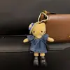 Colgante de Bolso de Gato de Piernas Largas de Dibujos Animados, Muñeco de Peluche, Decoración para Mochila, Llavero, Regalo para Mejor Amigo